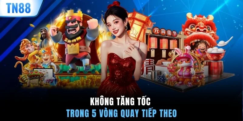 Không tăng tốc trong 5 vòng quay tiếp theo