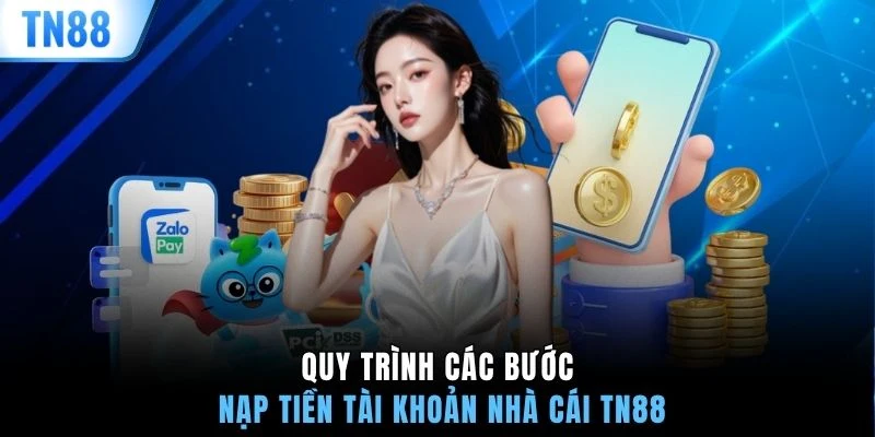 Quy trình các bước nạp tiền tài khoản nhà cái TN88