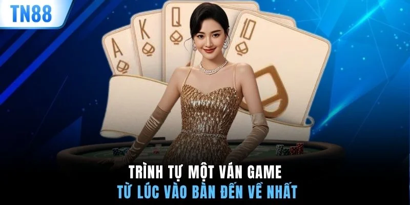 Trình tự một ván game từ lúc vào bàn đến về nhất